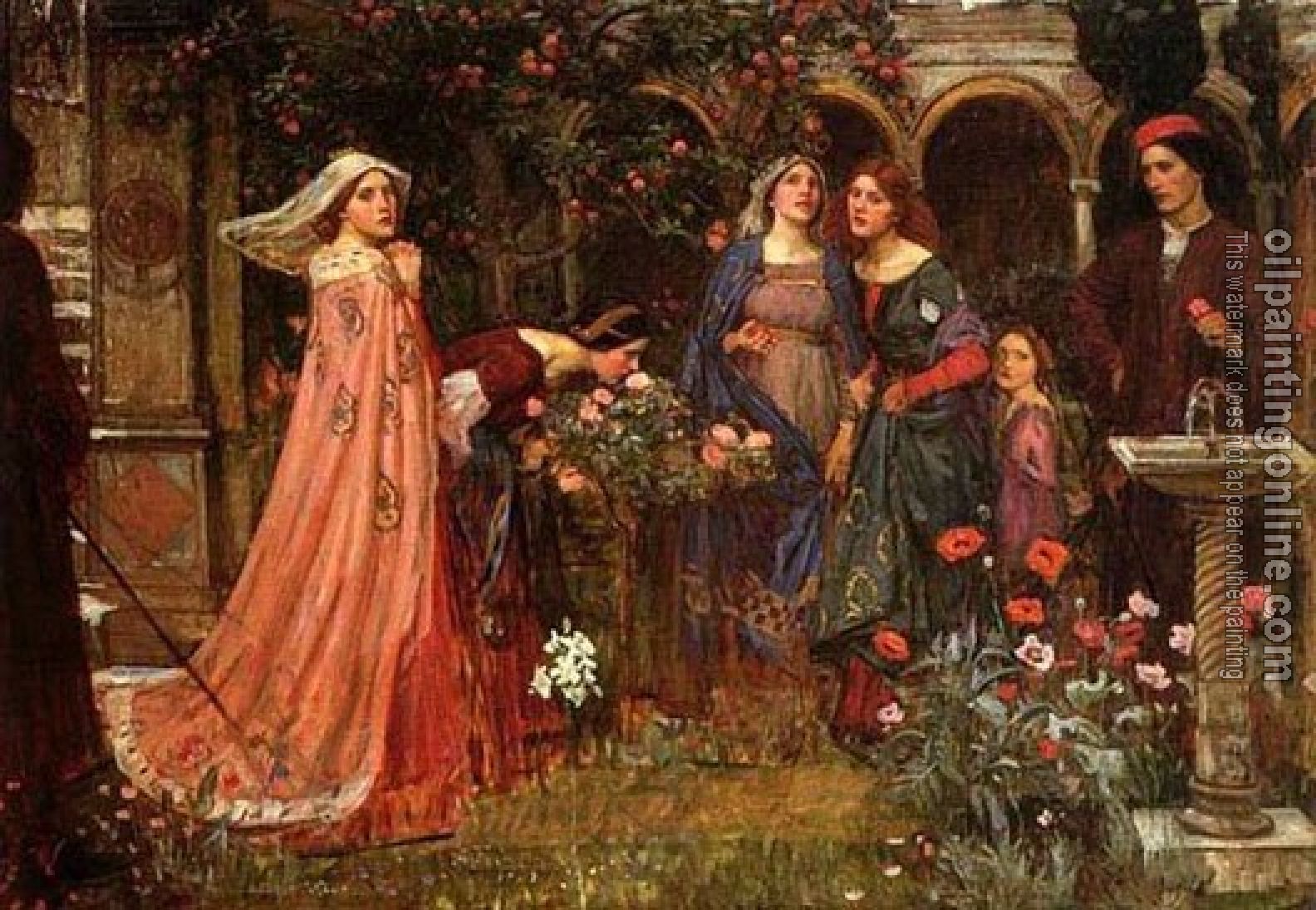 Waterhouse, John William - The Enchanted Garden